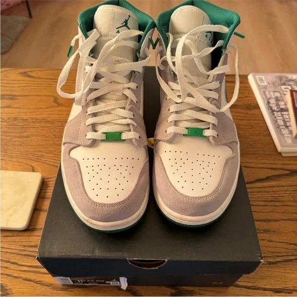 Nike Jordan 1 Mid SE Green Gray
